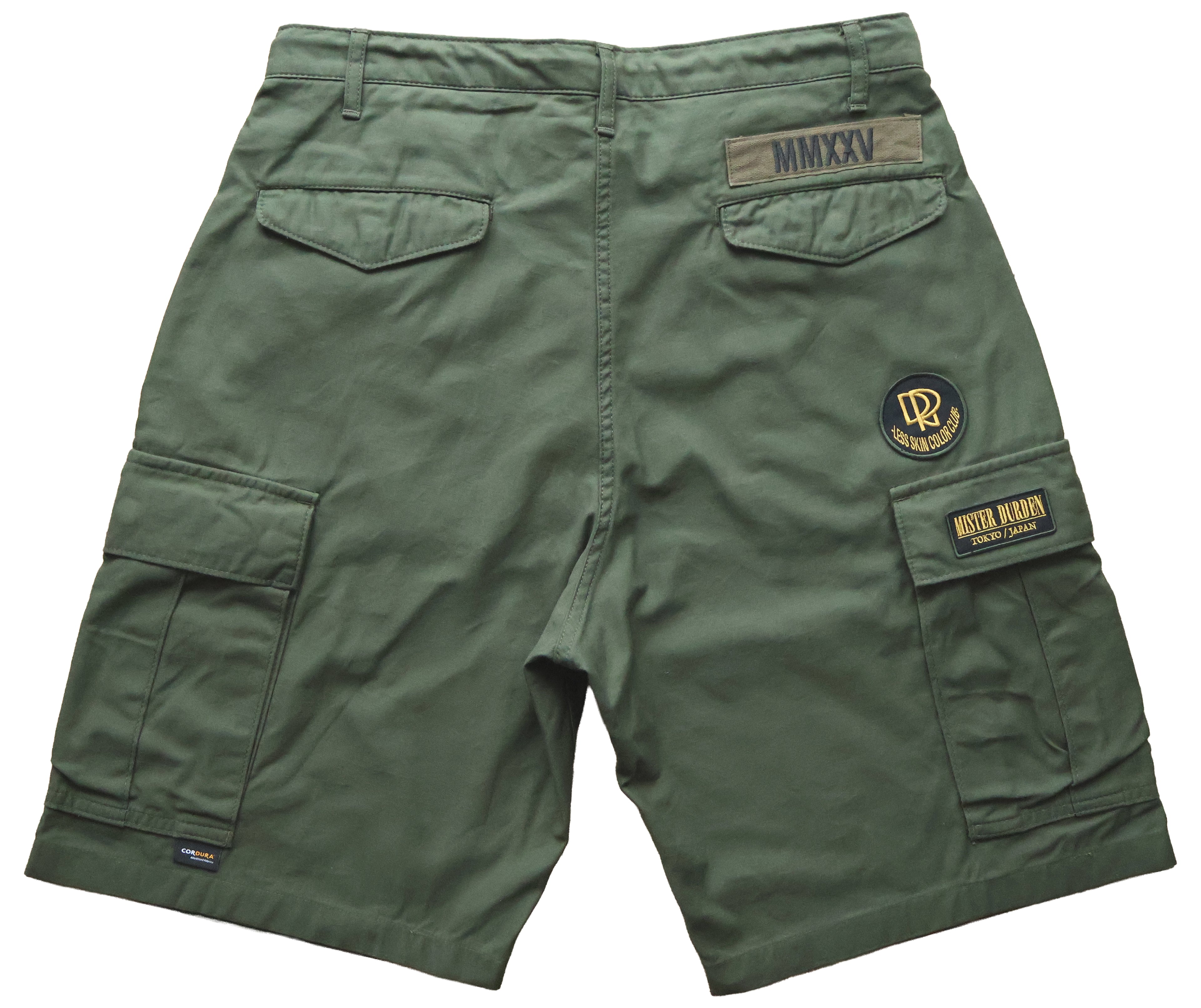 WASHED CARGO SHORTS. CORDURA®︎