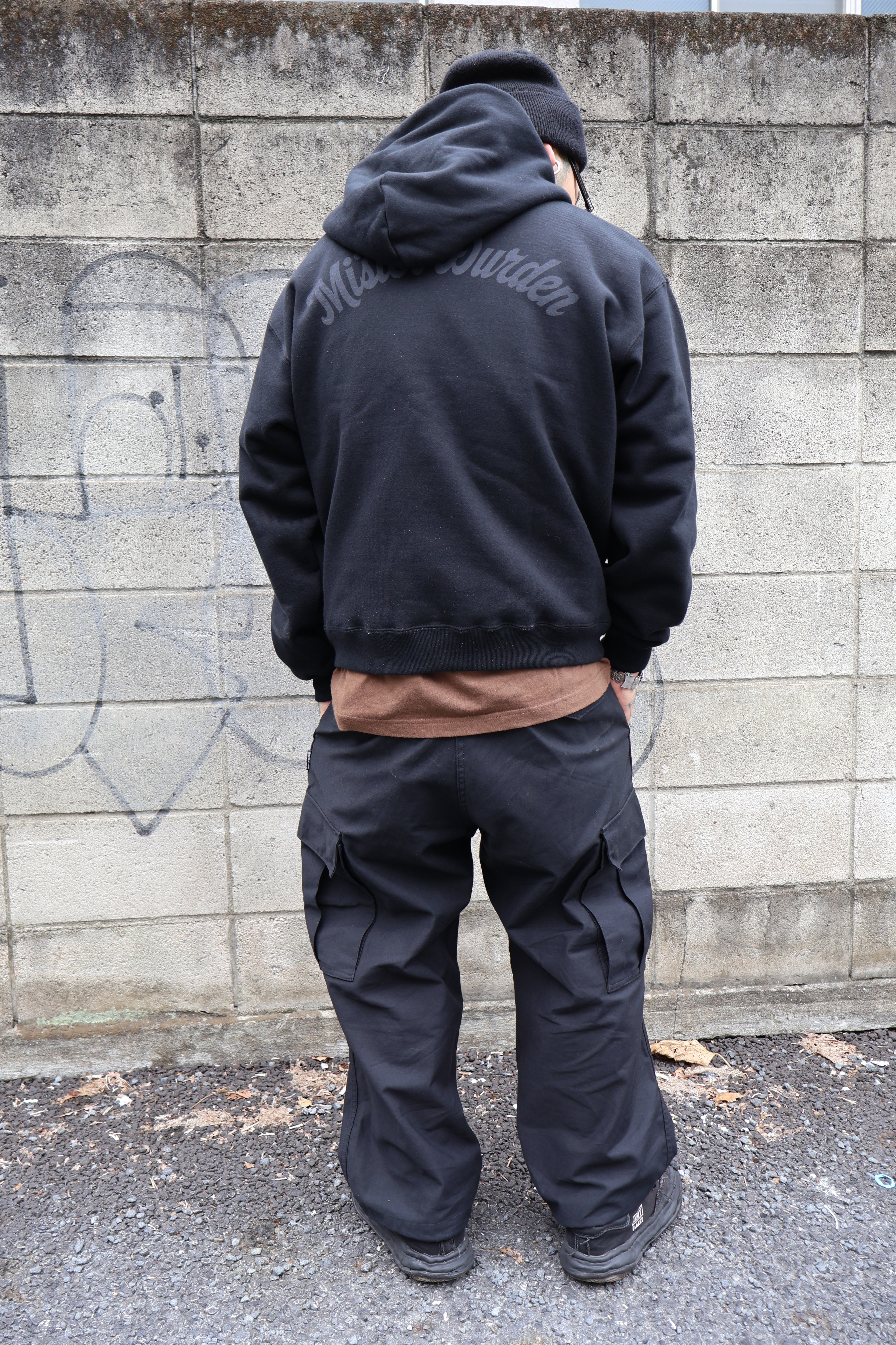 HEAVY HOODED SWEAT SHIRT LS