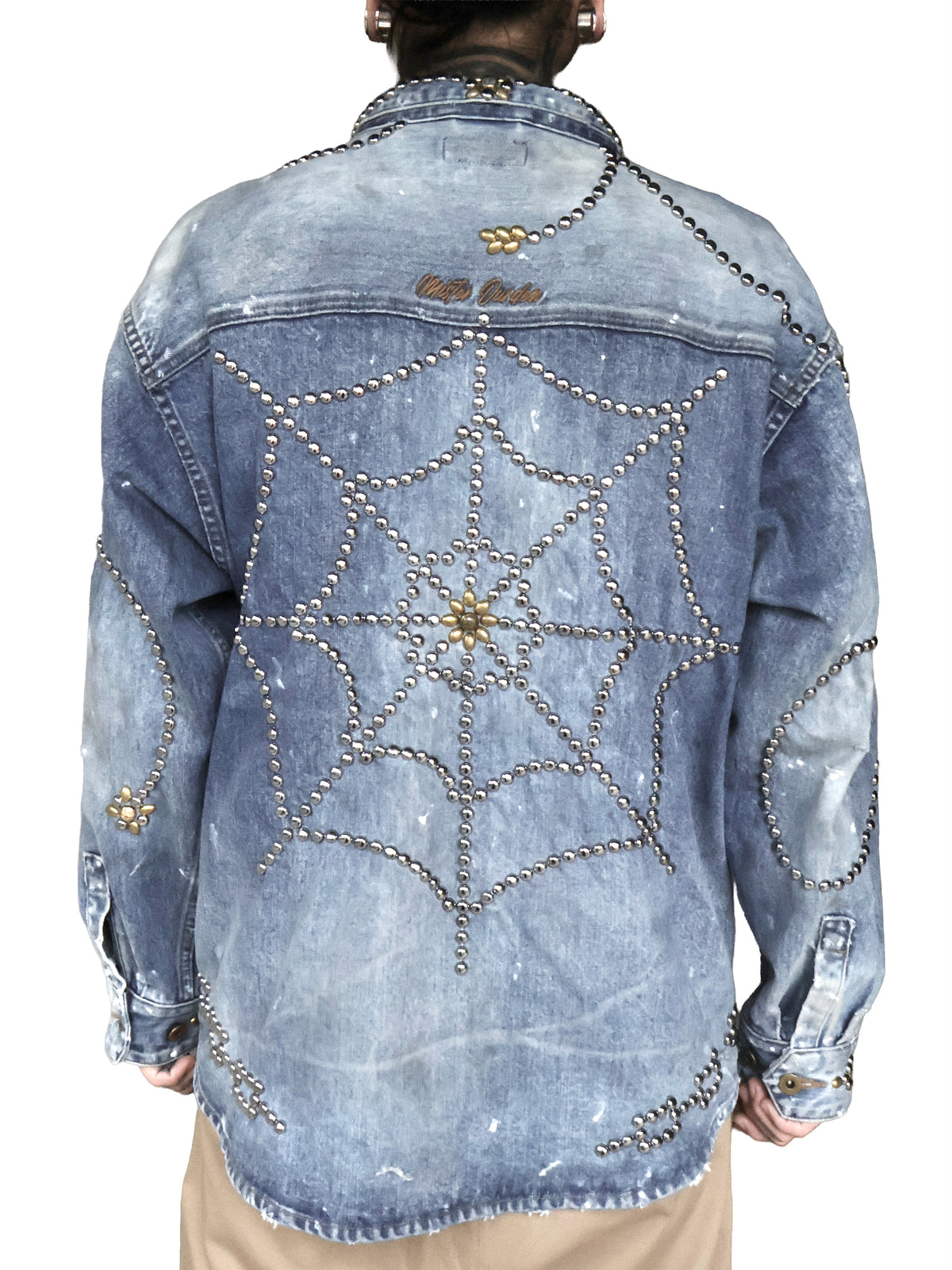 【THE ONE】STUDS HEAVY DENIM SHIRT LS. 14oz
