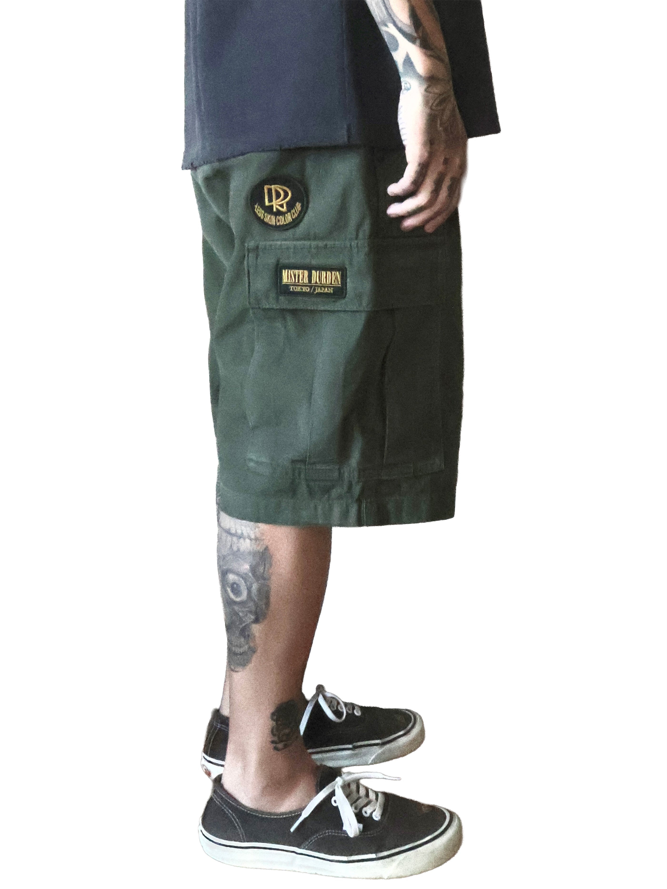 WASHED CARGO SHORTS. CORDURA®︎