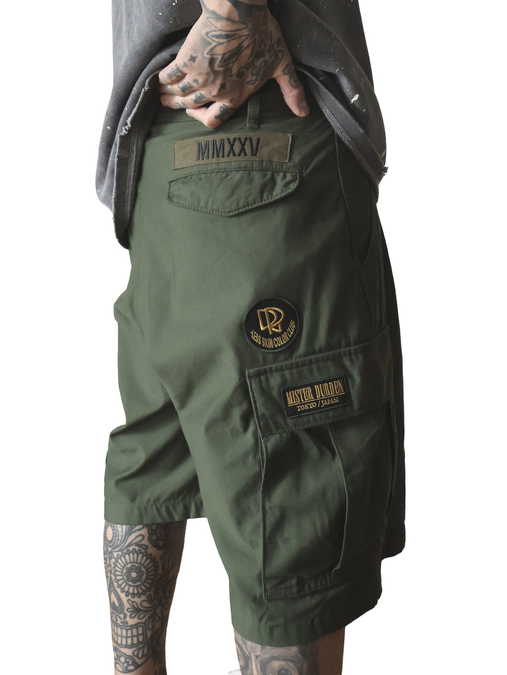 WASHED CARGO SHORTS. CORDURA®︎