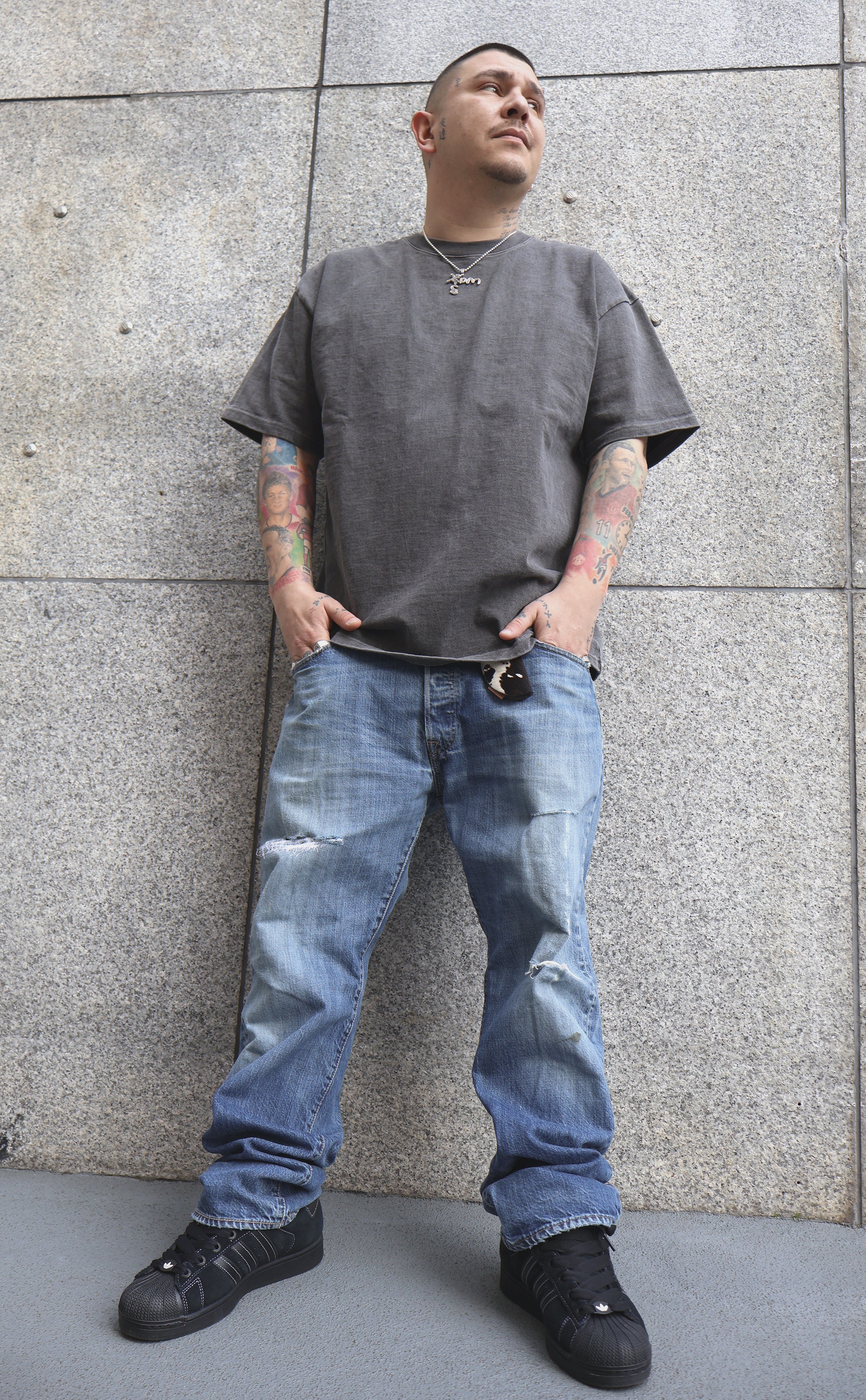 GARMENT DYE HEAVY LOOSE FIT TEE SS