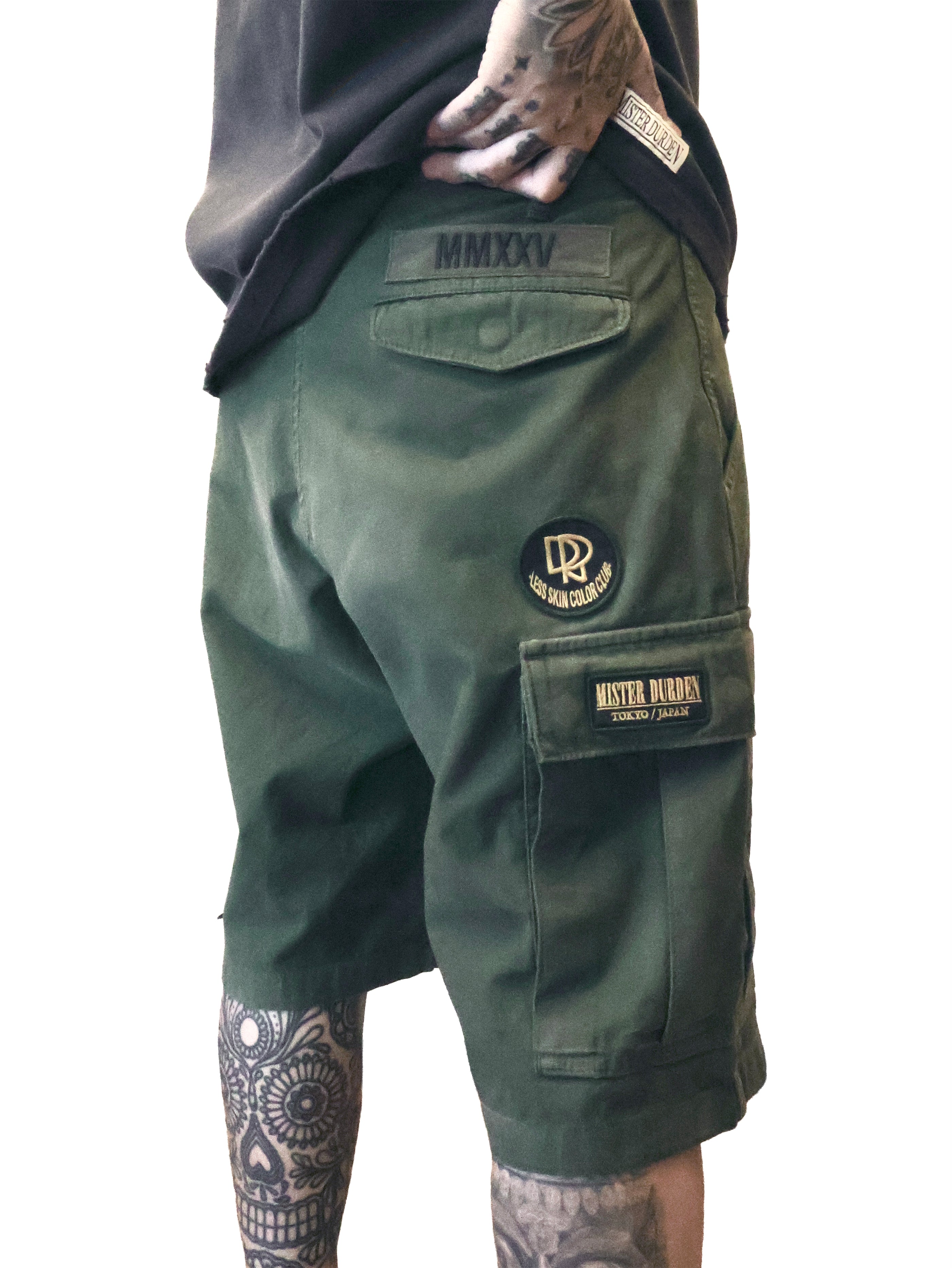 WASHED CARGO SHORTS. CORDURA®︎