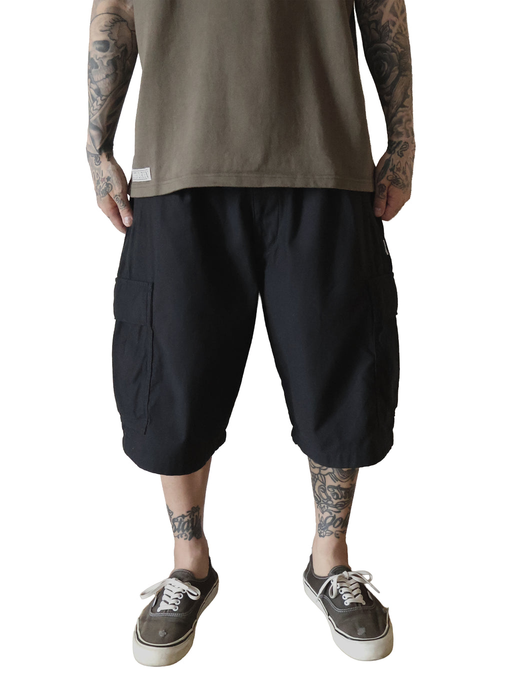 WASHED CARGO SHORTS. CORDURA®︎