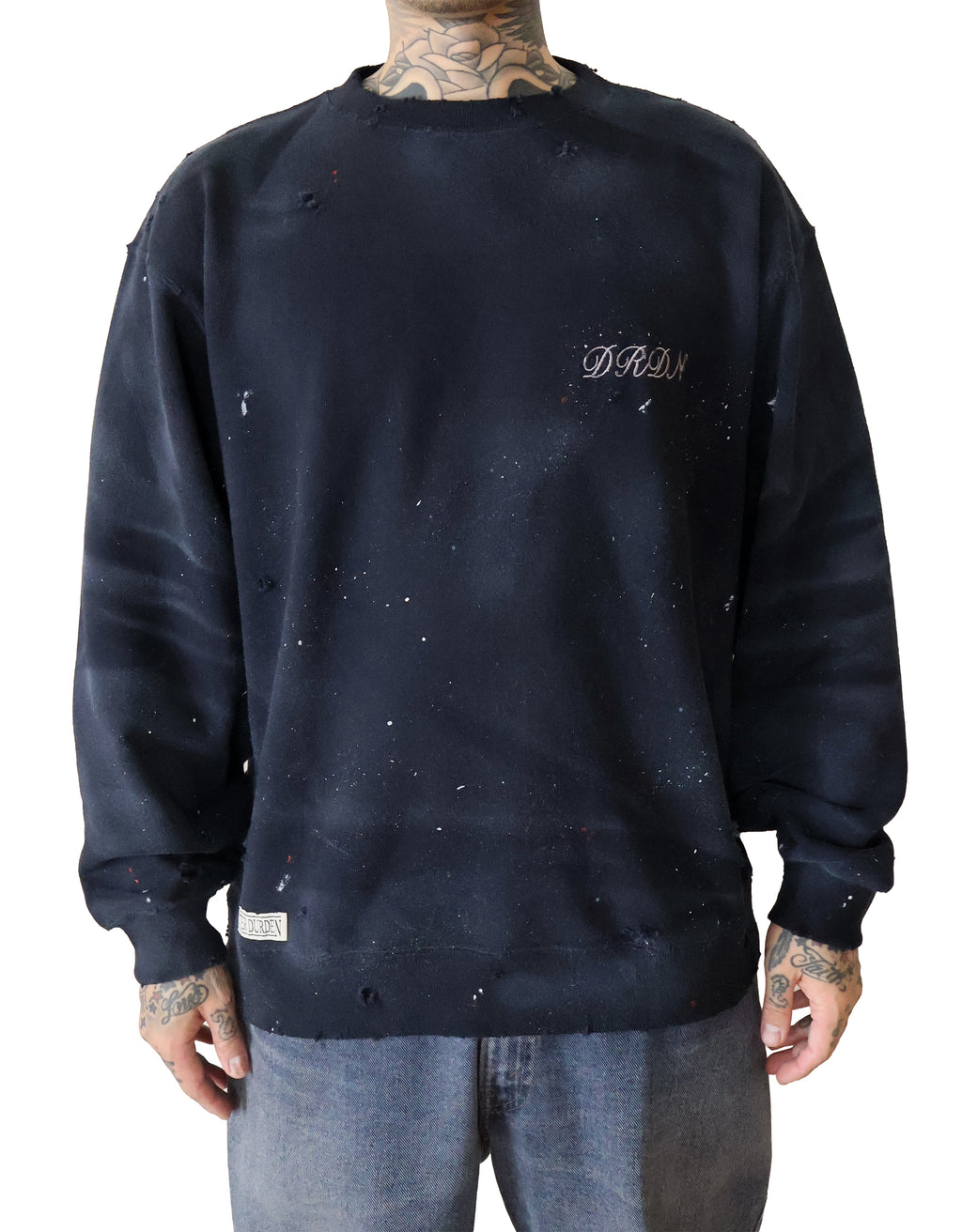 DAMAGE BASIC SWEAT SHIRT LS