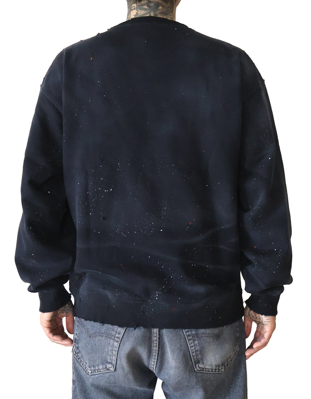 DAMAGE BASIC SWEAT SHIRT LS