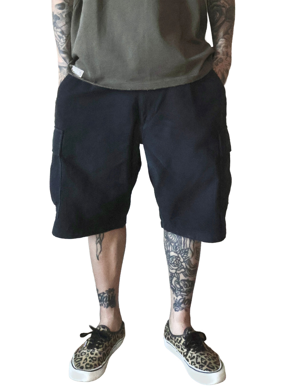 WASHED CARGO SHORTS. CORDURA®︎