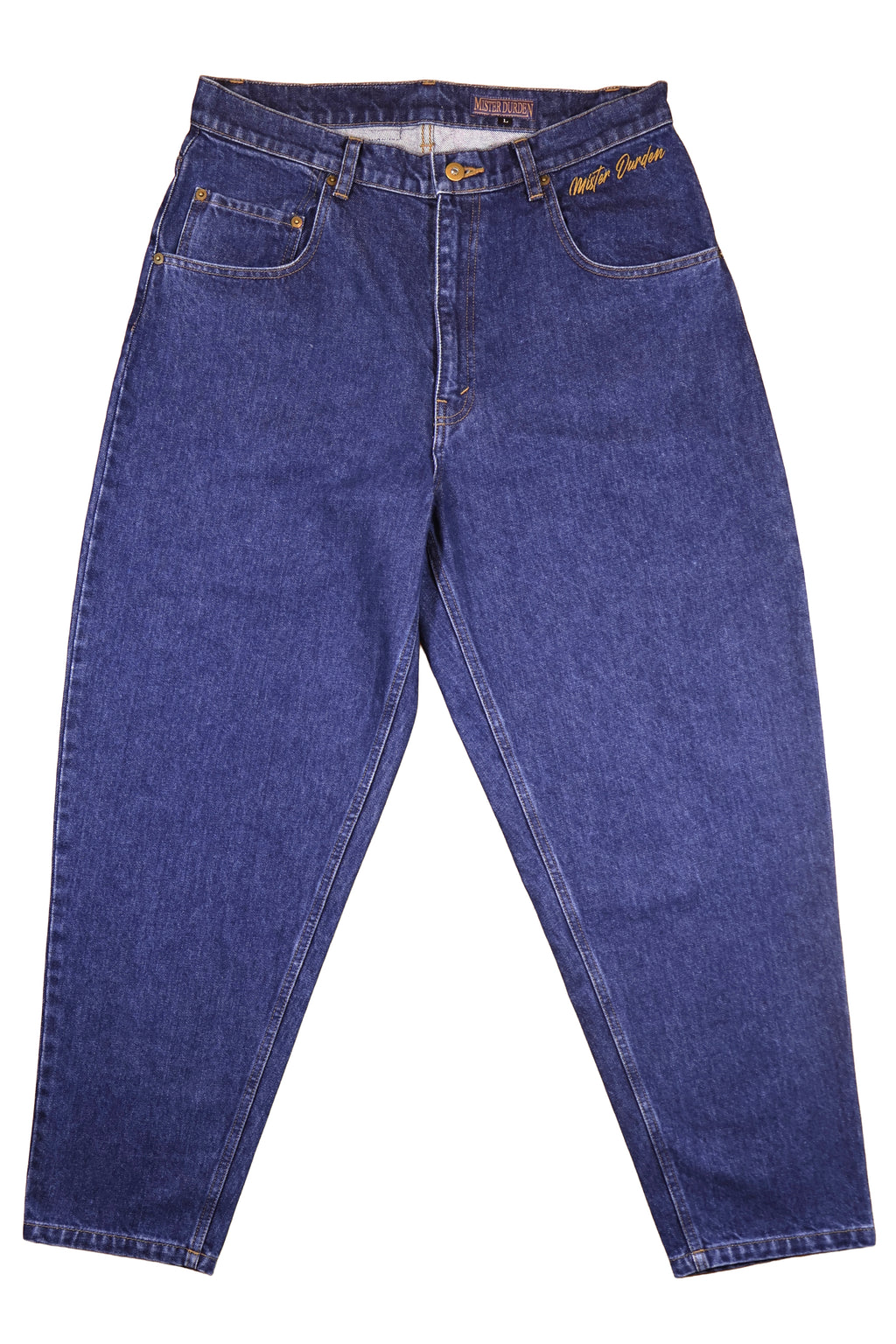LOOSE DENIM PANTS. 14oz
