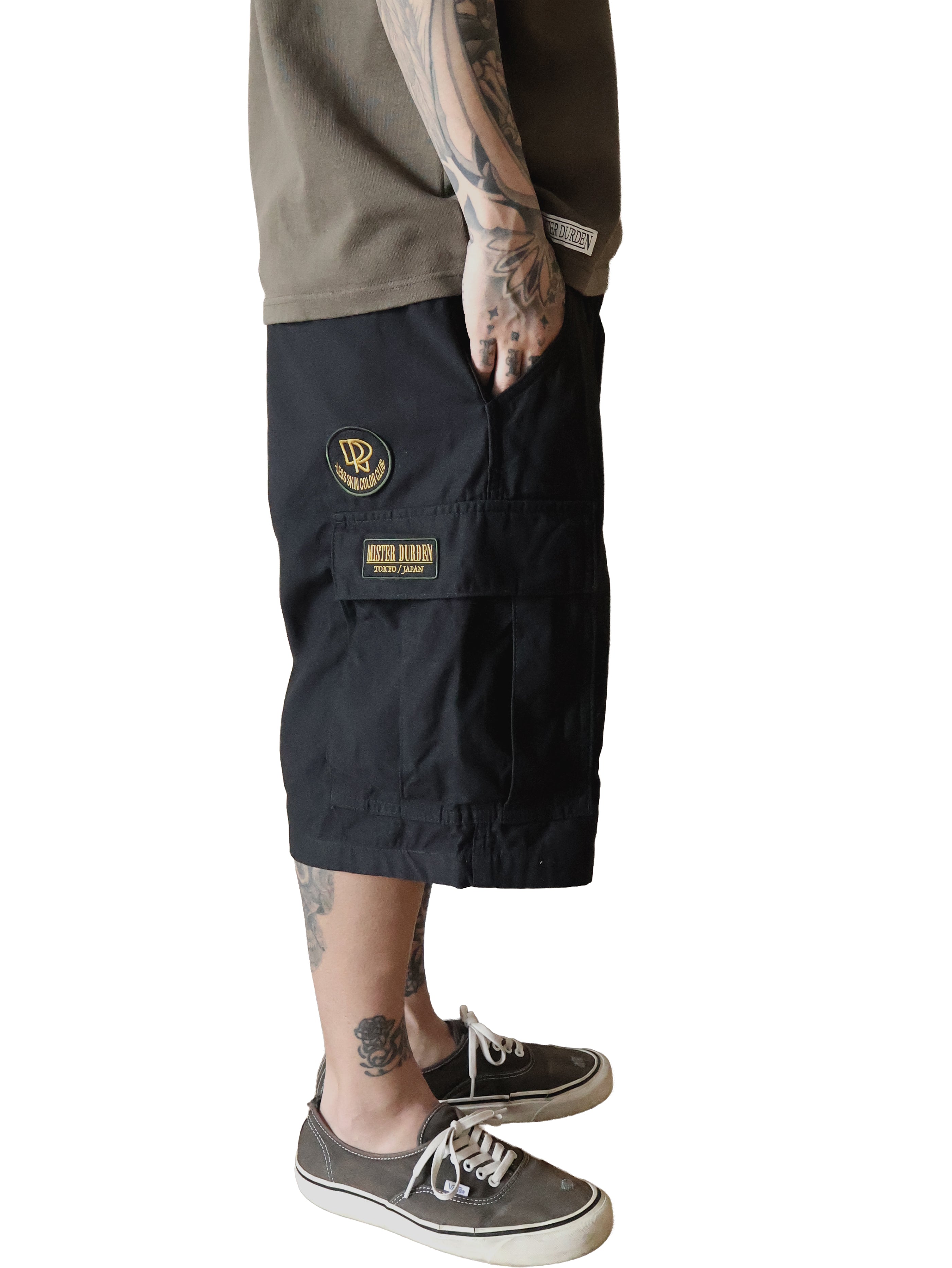 WASHED CARGO SHORTS. CORDURA®︎