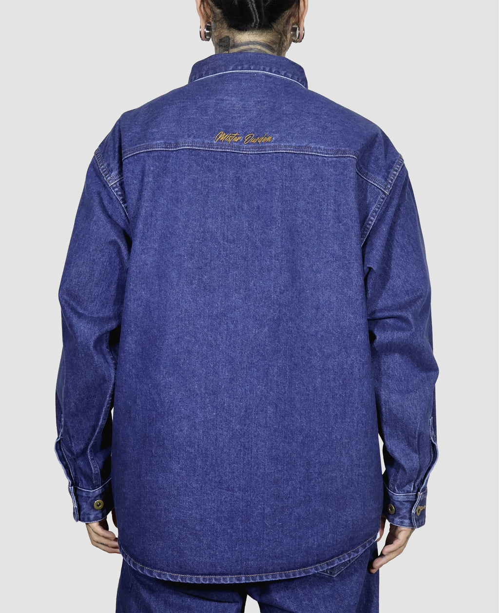 LOOSE DENIM SHIRT JACKET. 14oz