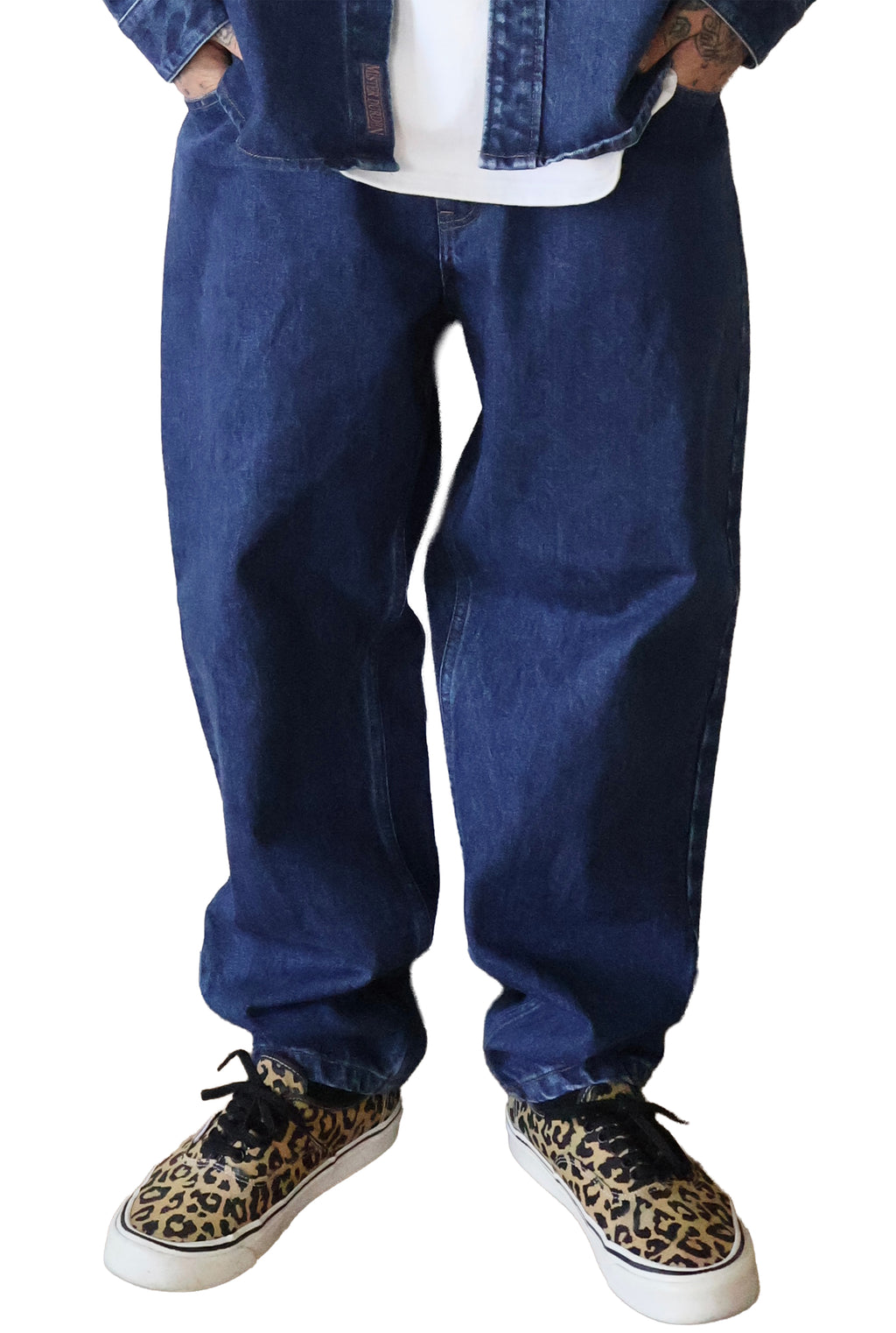 LOOSE DENIM PANTS. 14oz