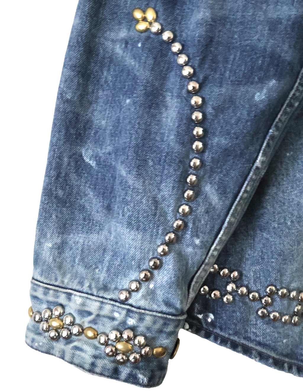 【THE ONE】STUDS HEAVY DENIM SHIRT LS. 14oz