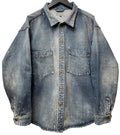DAMAGE HEAVY DENIM SHIRT LS. 14oz