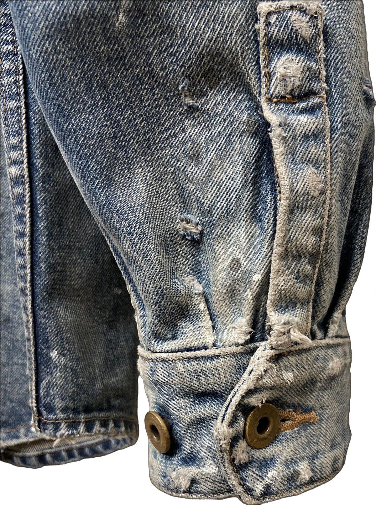 DAMAGE HEAVY DENIM SHIRT LS. 14oz