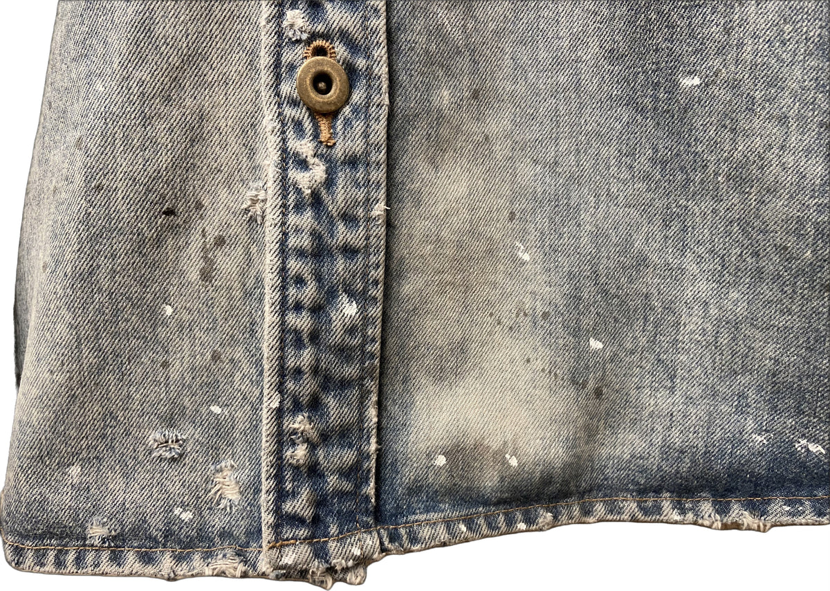 DAMAGE HEAVY DENIM SHIRT LS. 14oz