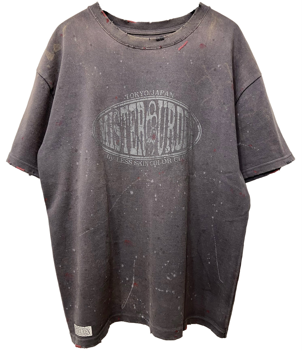 【THE ONE】HAND STITCH WORN HEAVY TEE SS. LOGO-03