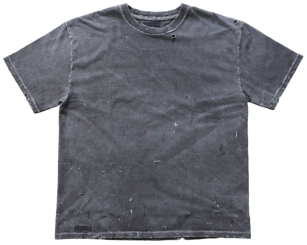 GARMENT DYE DAMAGE HEAVY TEE SS