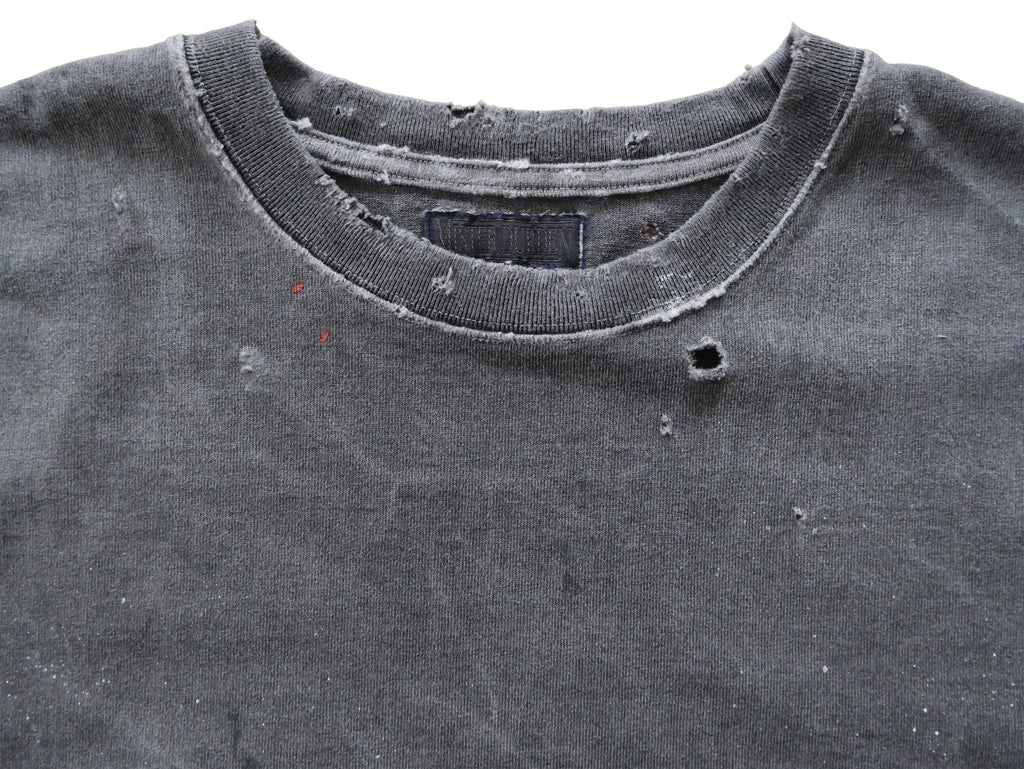 GARMENT DYE DAMAGE HEAVY TEE SS