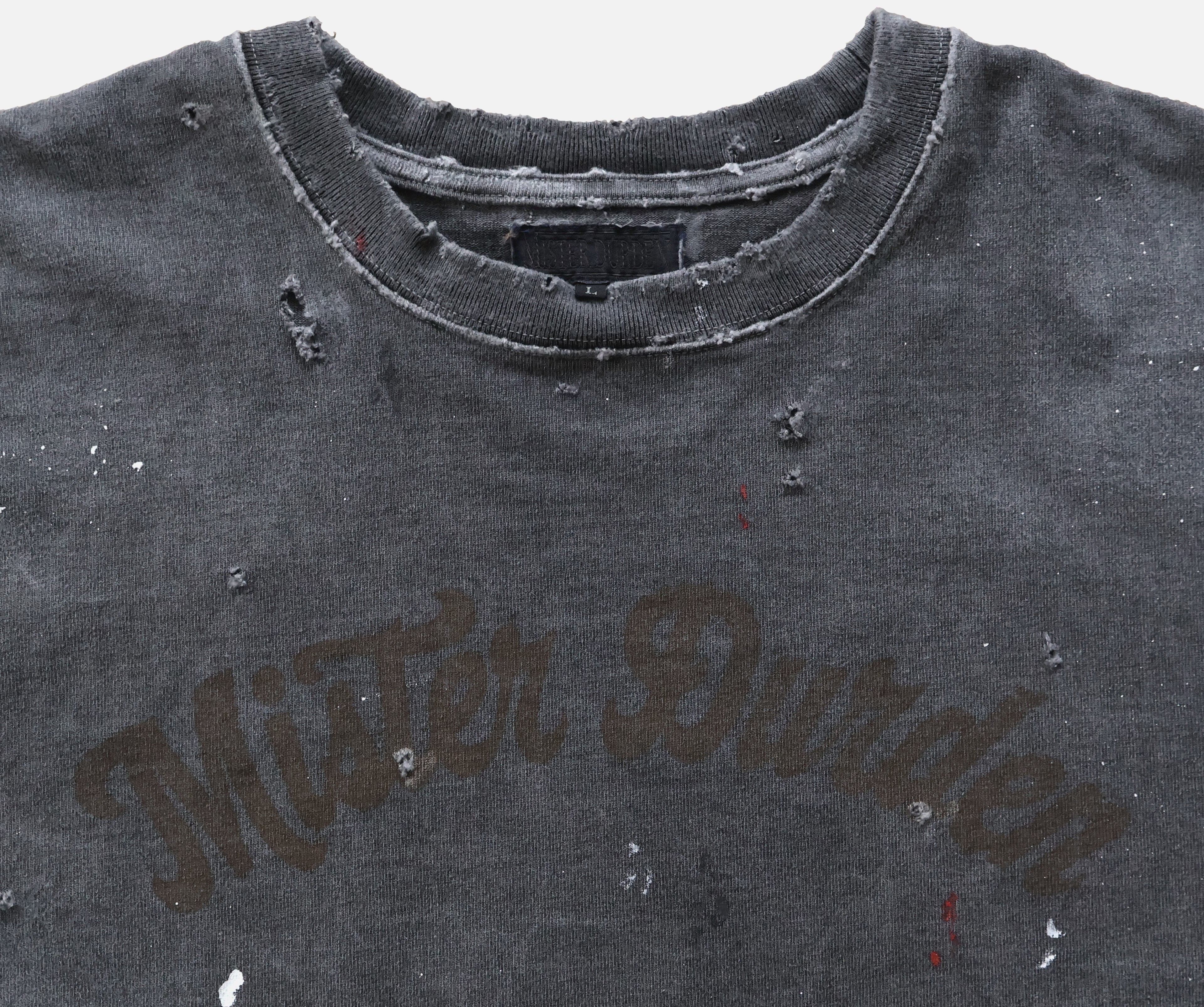 GARMENT DYE DAMAGE HEAVY TEE SS. LOGO-01