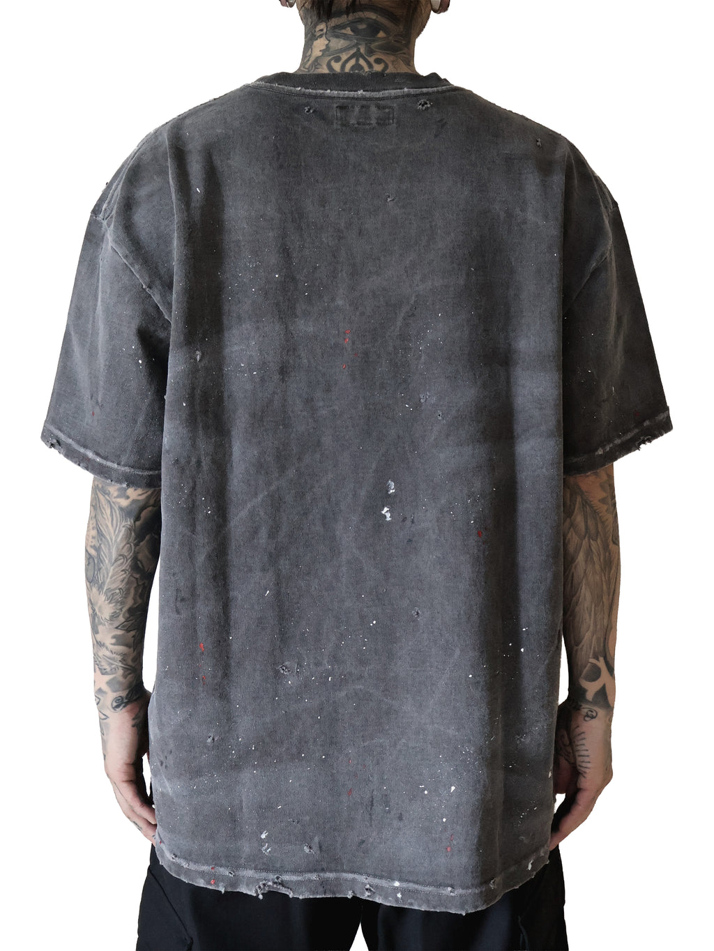 GARMENT DYE DAMAGE HEAVY TEE SS