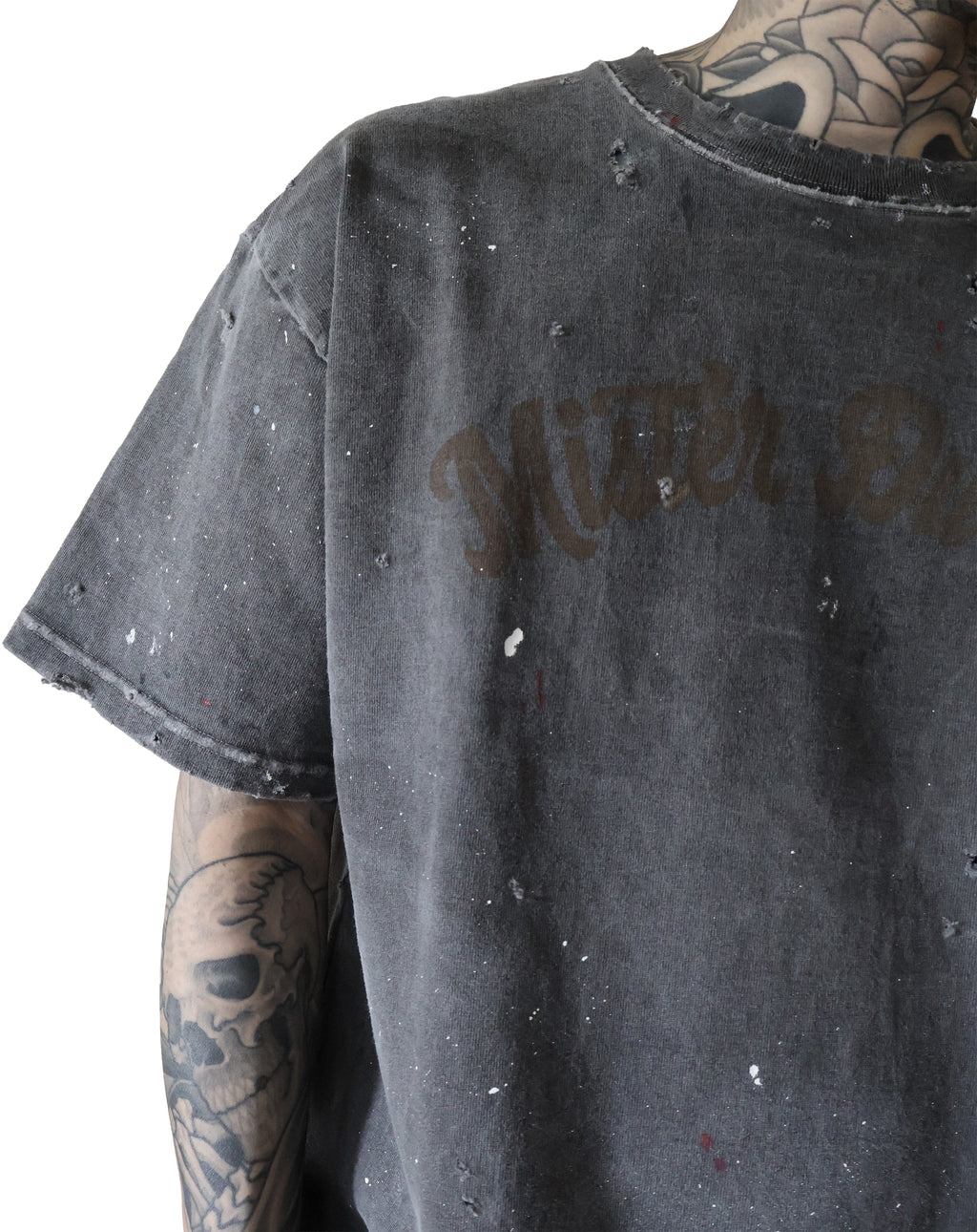 GARMENT DYE DAMAGE HEAVY TEE SS. LOGO-01