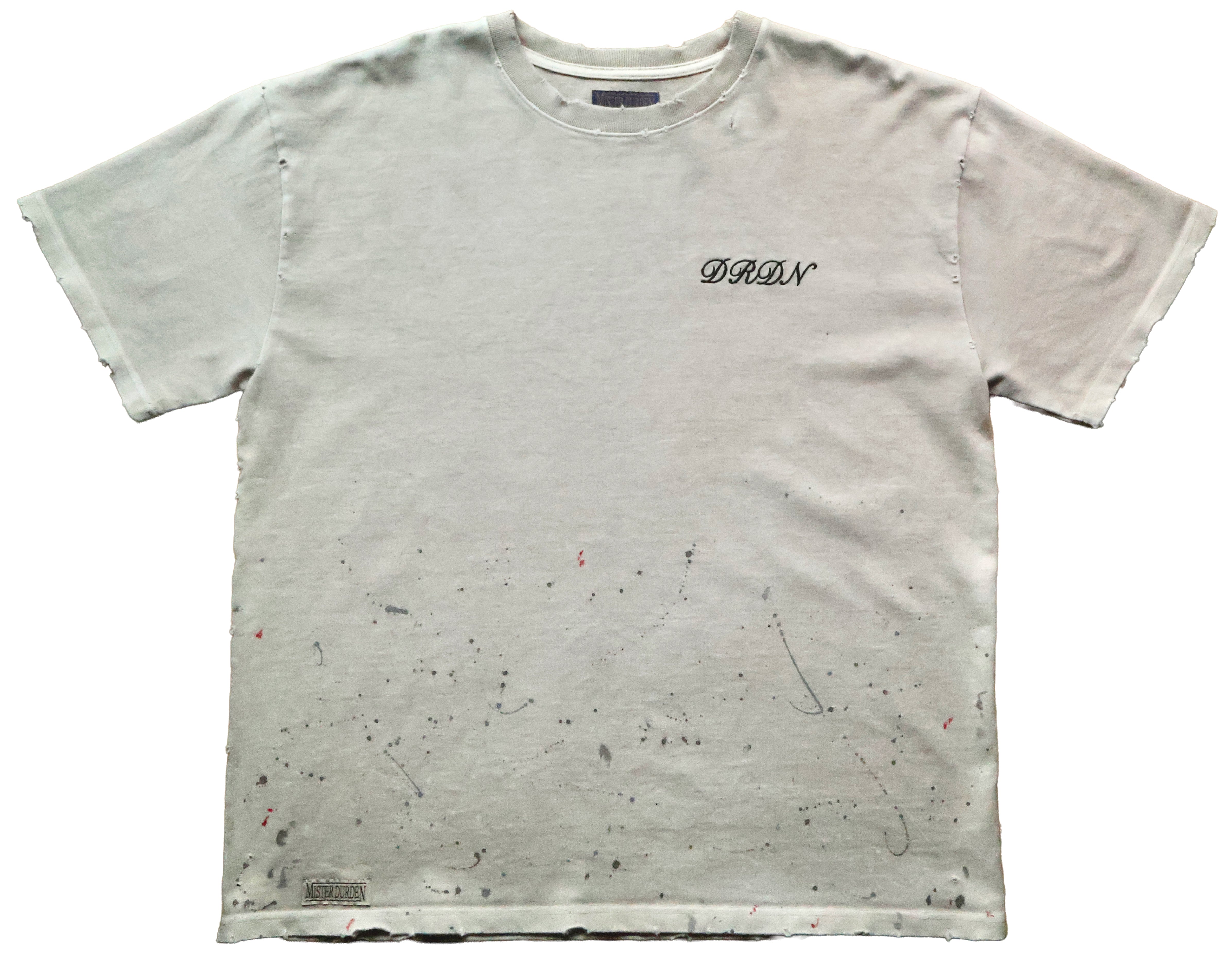 GARMENT DYE DAMAGE HEAVY TEE SS. LOGO-02 – MISTER DURDEN
