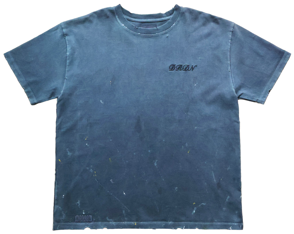 GARMENT DYE DAMAGE HEAVY TEE SS. LOGO-02