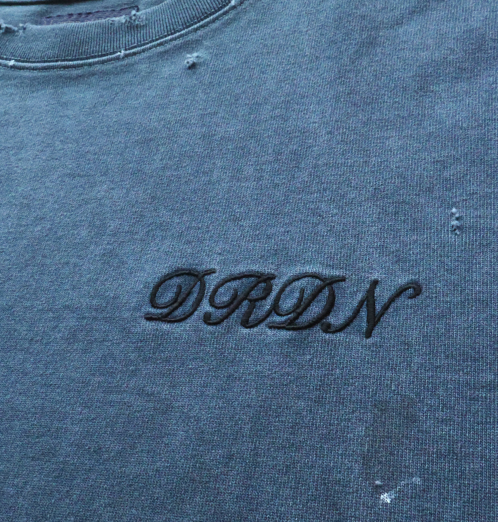 GARMENT DYE DAMAGE HEAVY TEE SS. LOGO-02