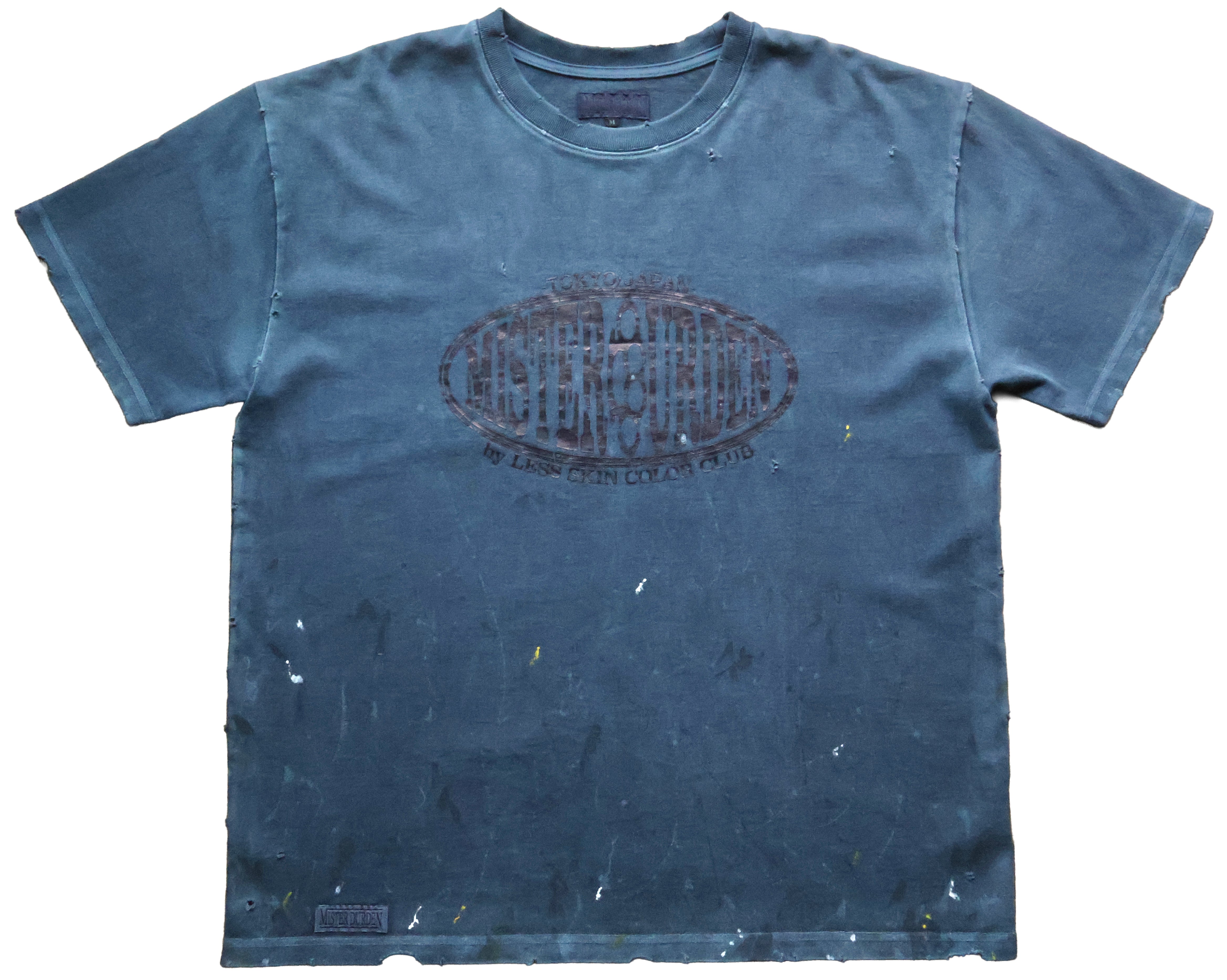 GARMENT DYE DAMAGE HEAVY TEE SS. LOGO-03 – MISTER DURDEN