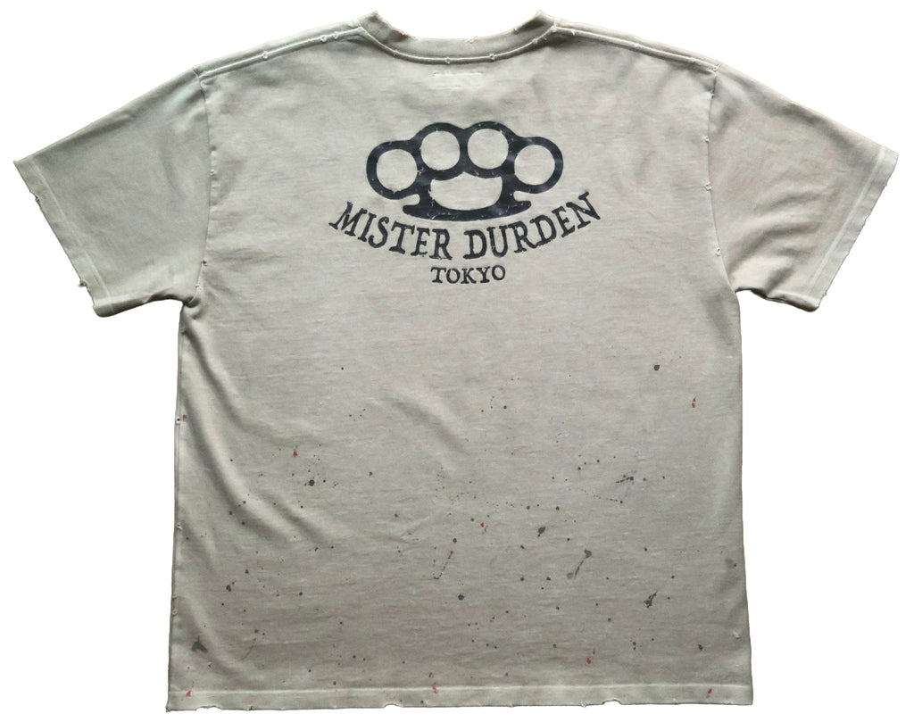 GARMENT DYE DAMAGE HEAVY TEE SS. LOGO-04