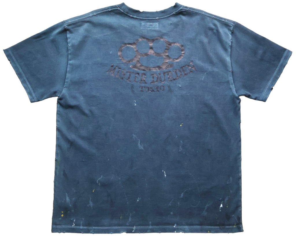 GARMENT DYE DAMAGE HEAVY TEE SS. LOGO-04