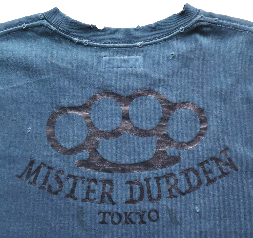 GARMENT DYE DAMAGE HEAVY TEE SS. LOGO-04