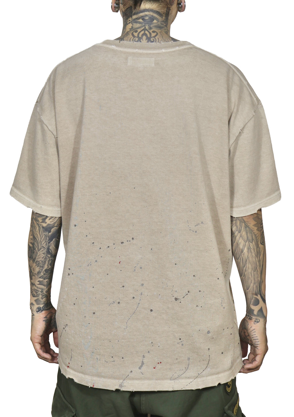 GARMENT DYE DAMAGE HEAVY TEE SS. LOGO-02
