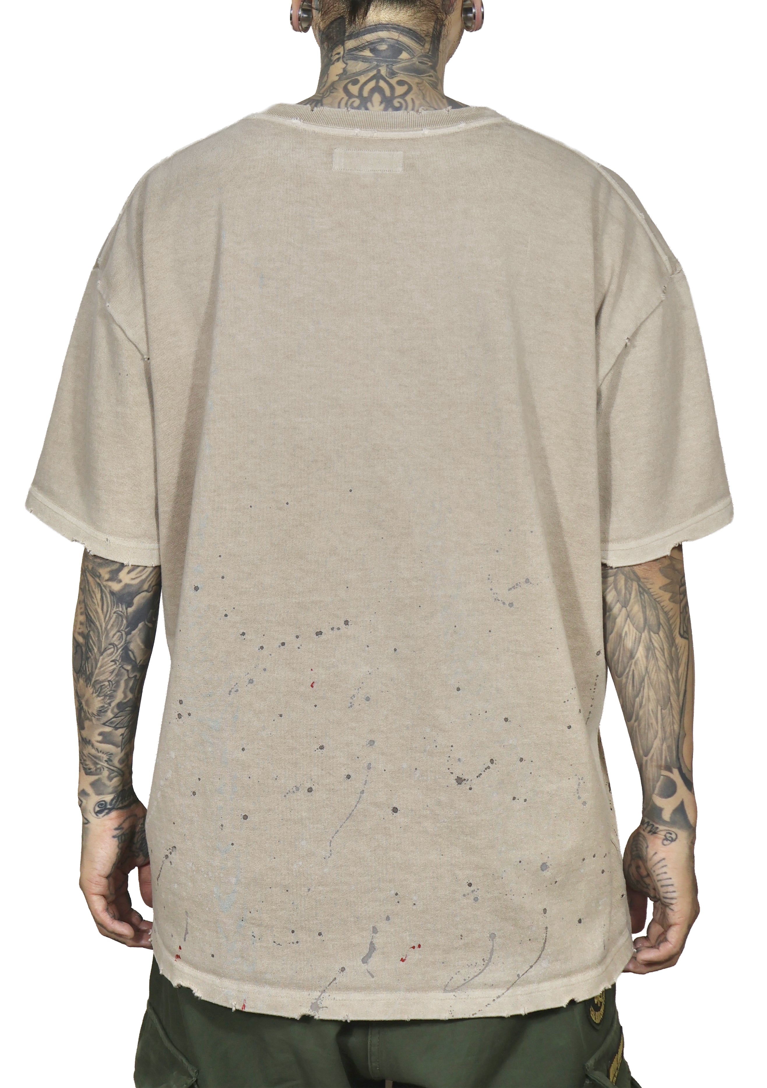 GARMENT DYE DAMAGE HEAVY TEE SS. LOGO-02