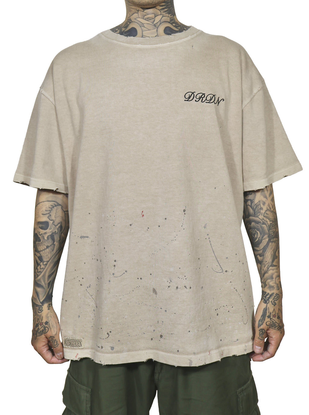 GARMENT DYE DAMAGE HEAVY TEE SS. LOGO-02