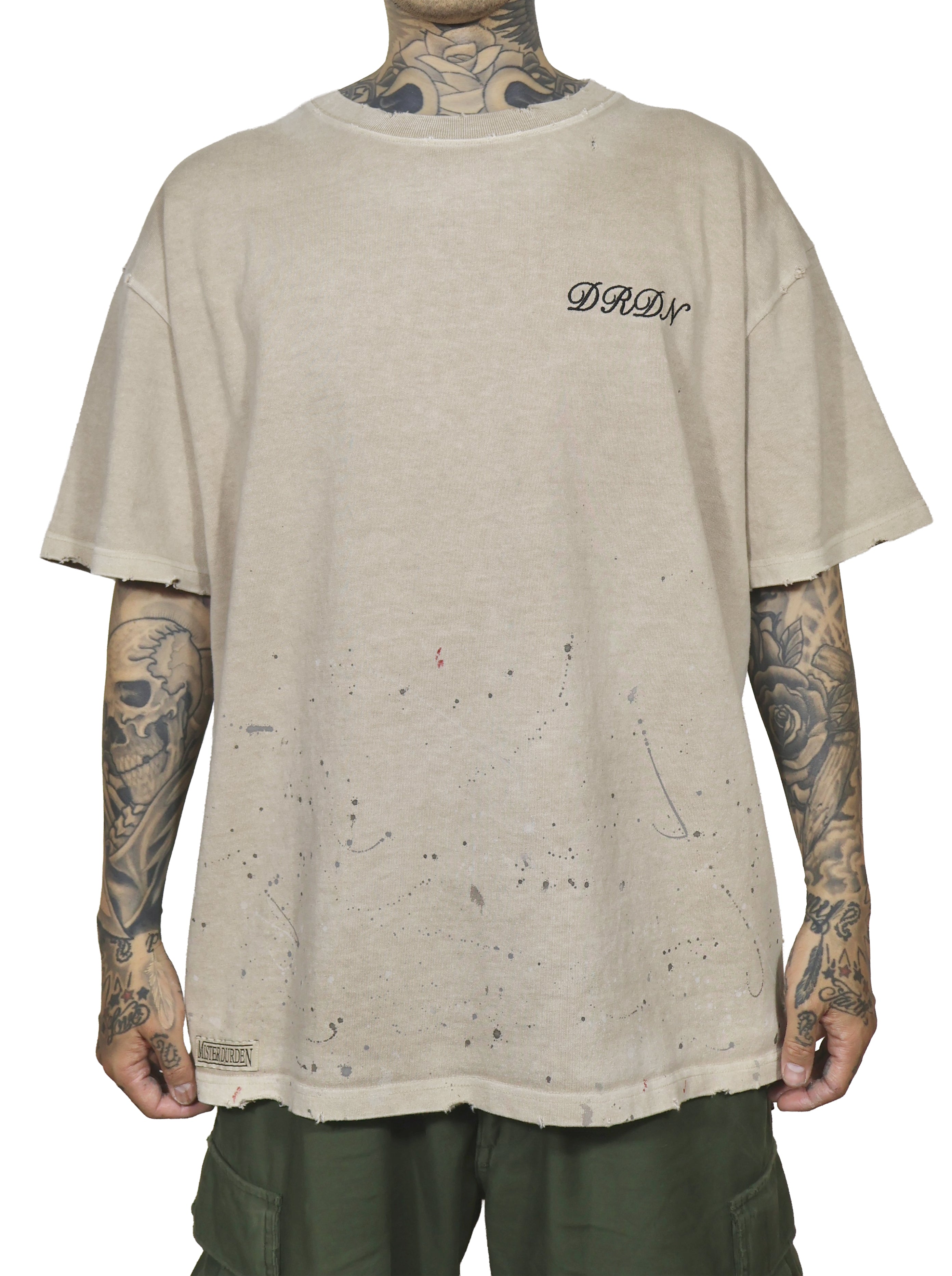 GARMENT DYE DAMAGE HEAVY TEE SS. LOGO-02