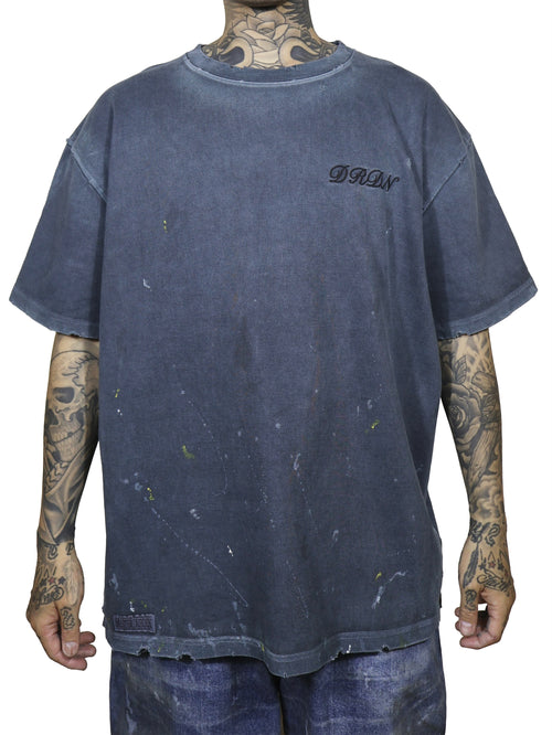 GARMENT DYE DAMAGE HEAVY TEE SS. LOGO-02