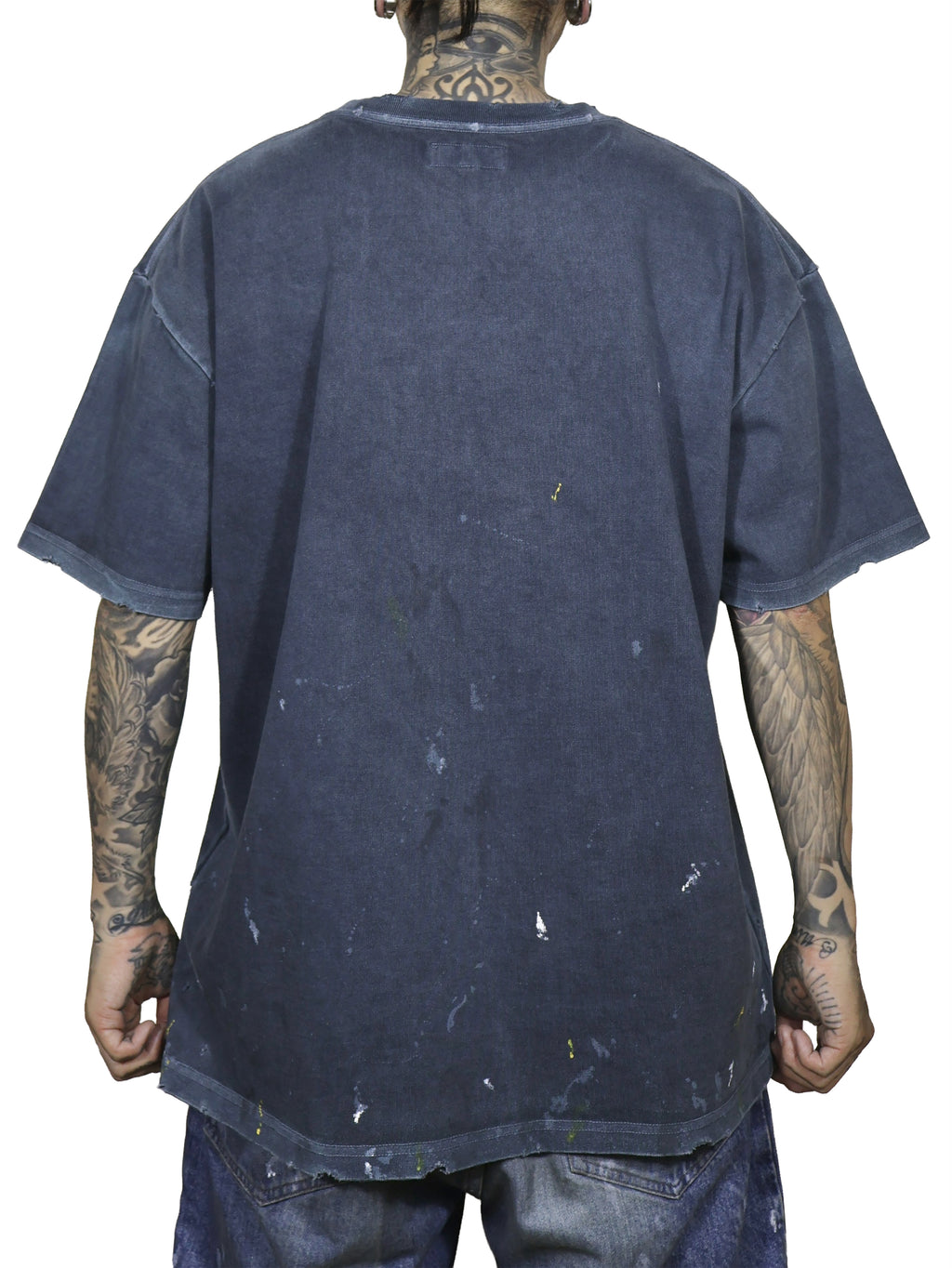 GARMENT DYE DAMAGE HEAVY TEE SS. LOGO-02