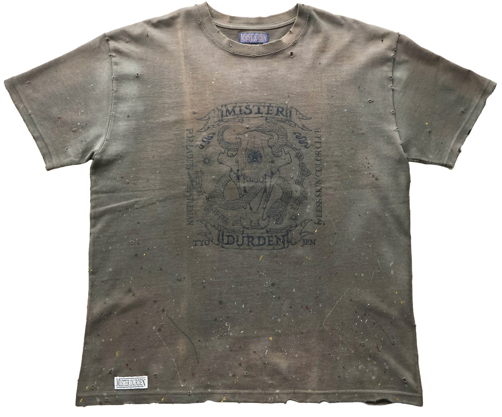 【THE ONE】DISTRESSED HEAVY TEE SS