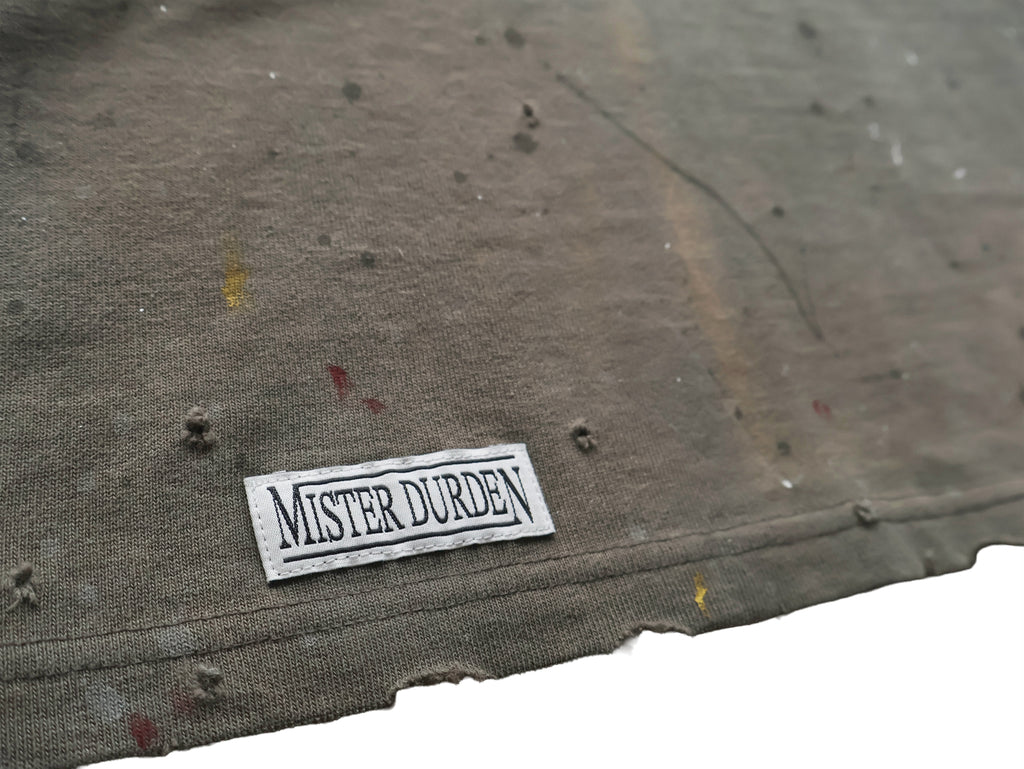 【THE ONE】DISTRESSED HEAVY TEE SS