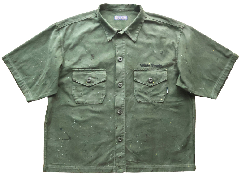 【THE ONE】 DISTRESSED BDU SHIRT SS. CORDURA®︎