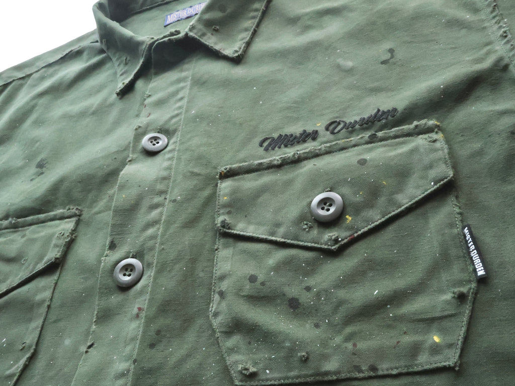 【THE ONE】 DISTRESSED BDU SHIRT SS. CORDURA®︎