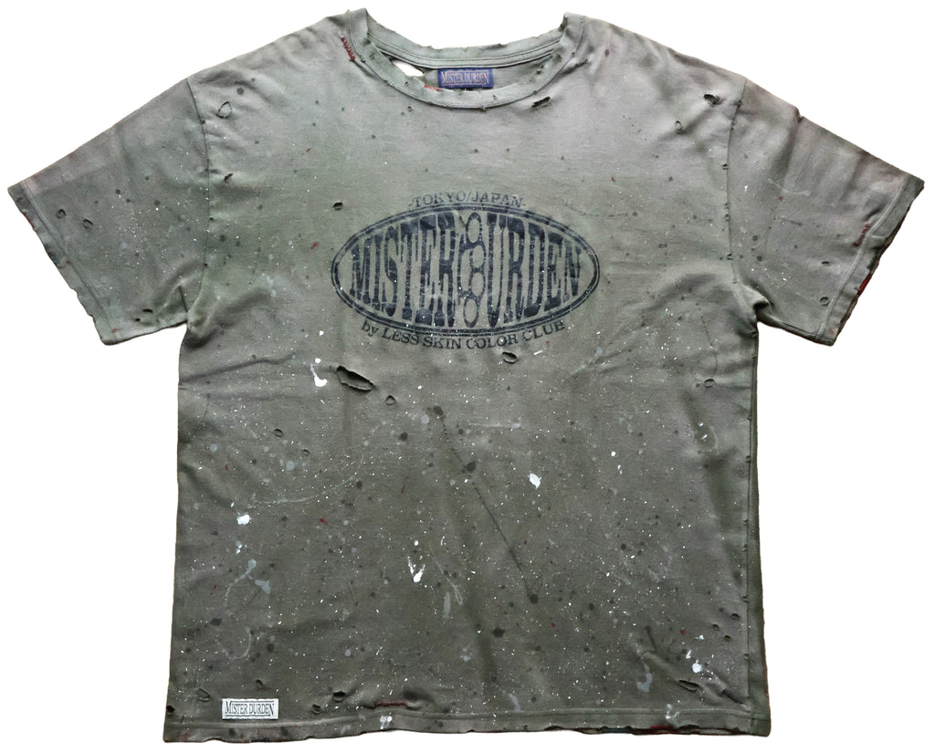 【THE ONE】HARD DISTRESSED TEE SS