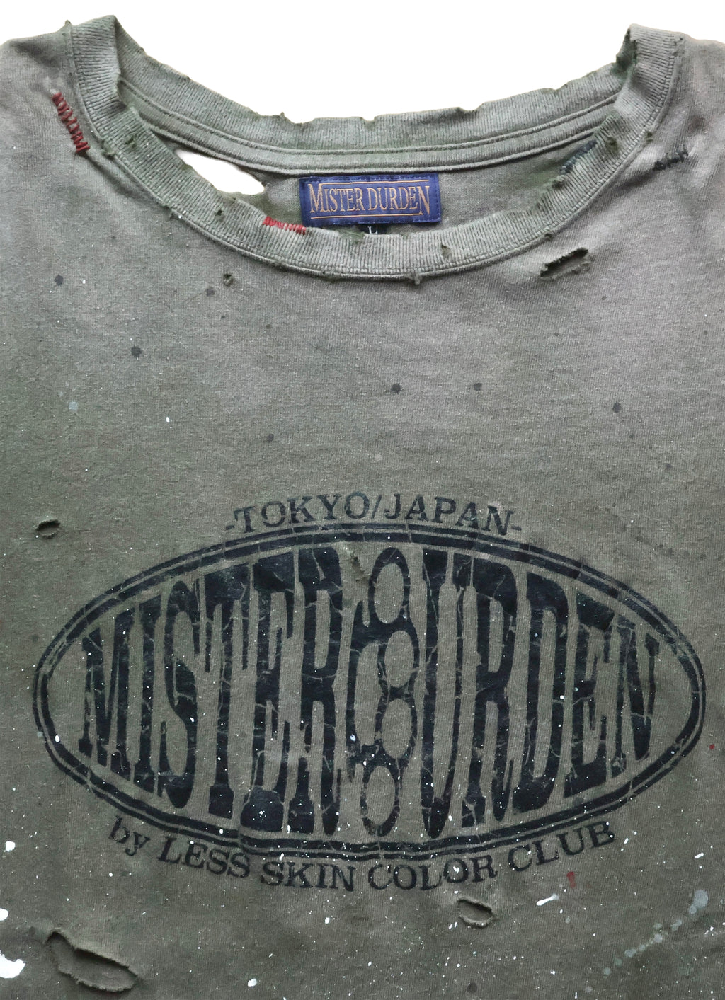 【THE ONE】HARD DISTRESSED TEE SS