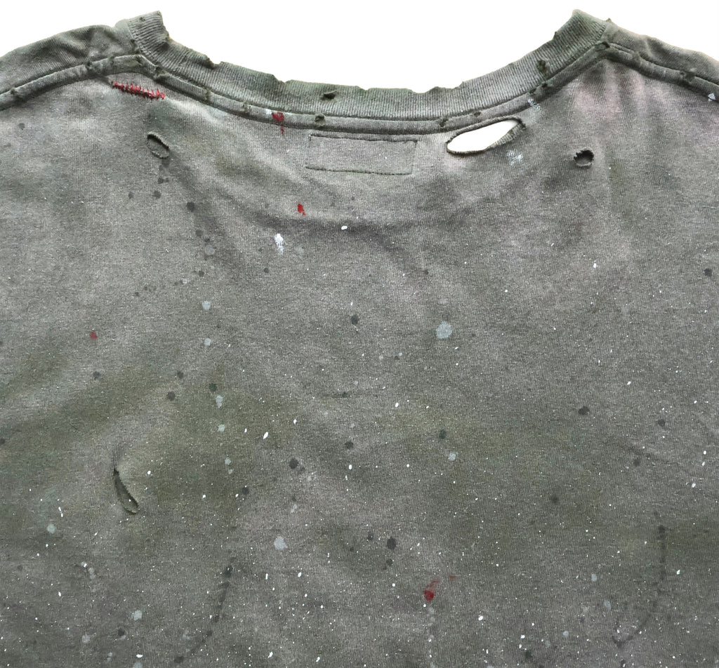 【THE ONE】HARD DISTRESSED TEE SS