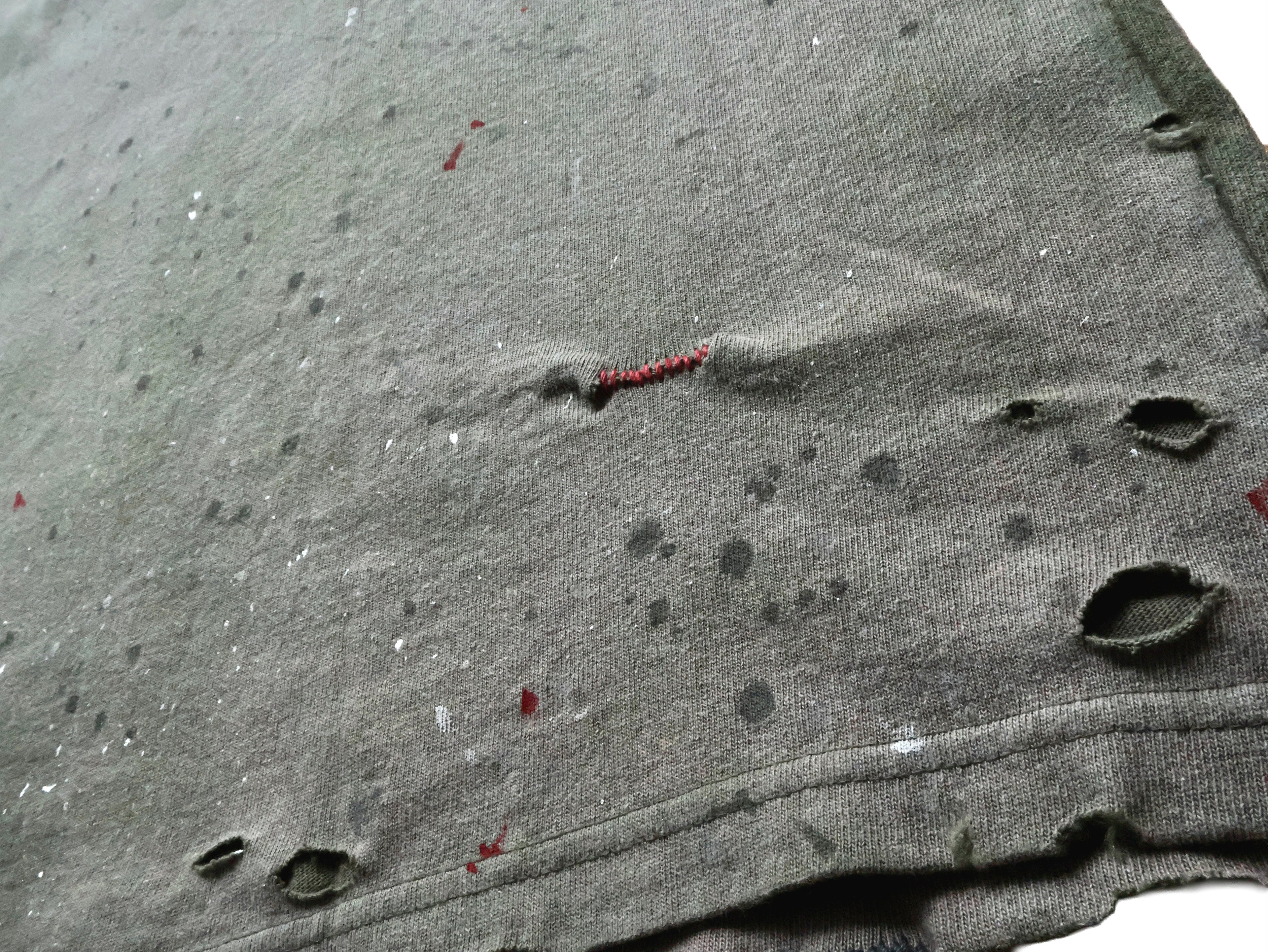 【THE ONE】HARD DISTRESSED TEE SS