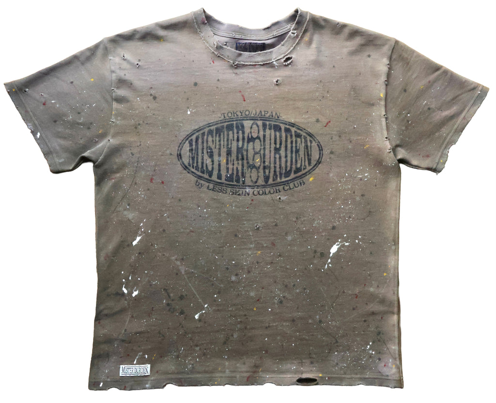 【THE ONE】HARD DISTRESSED HEAVY TEE SS. LOGO-03