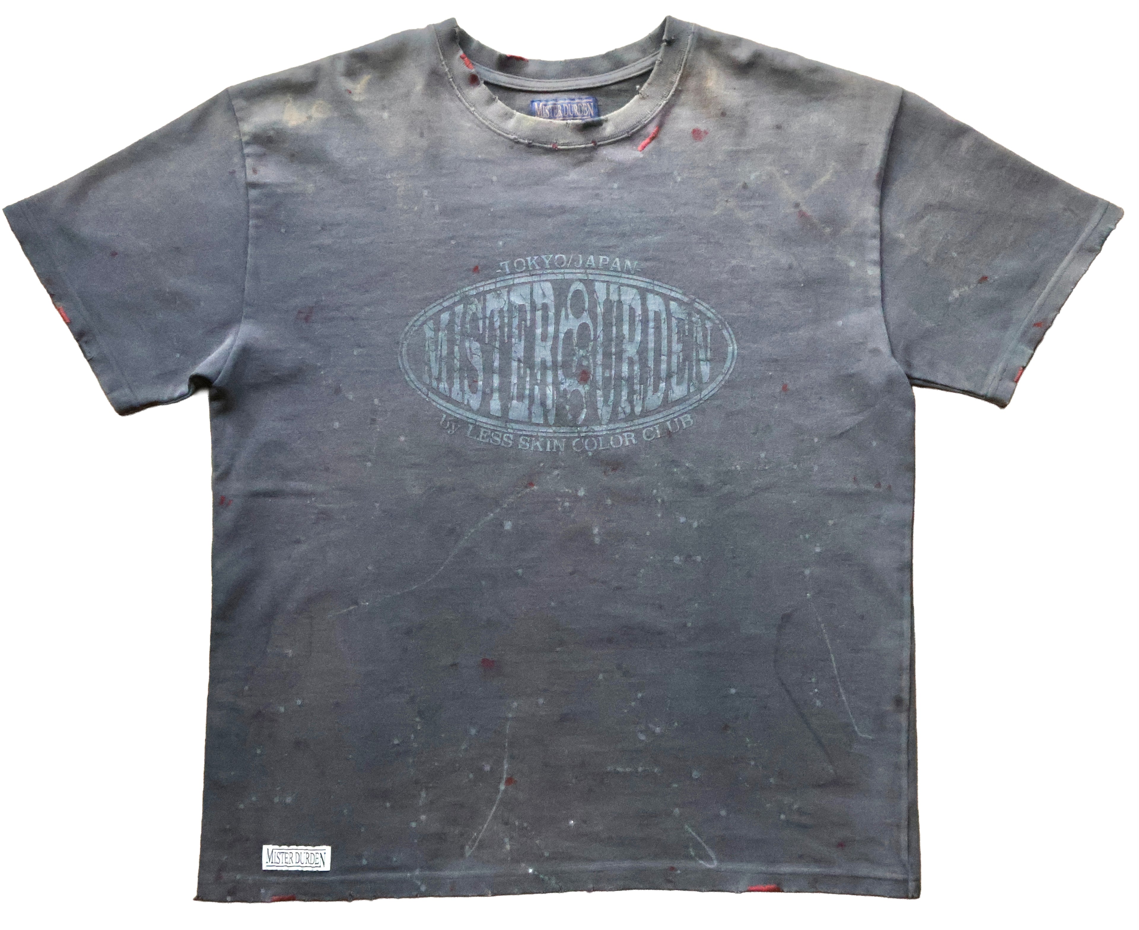 【THE ONE】FADED  HEAVY TEE SS. LOGO-03