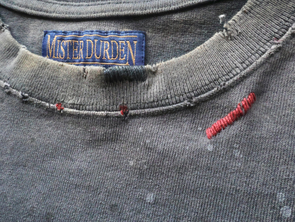 【THE ONE】FADED  HEAVY TEE SS. LOGO-03