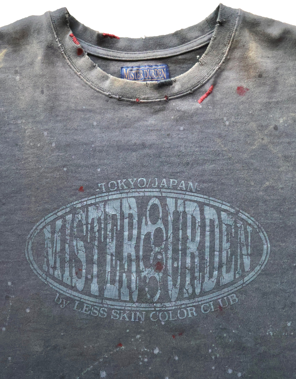 【THE ONE】FADED  HEAVY TEE SS. LOGO-03